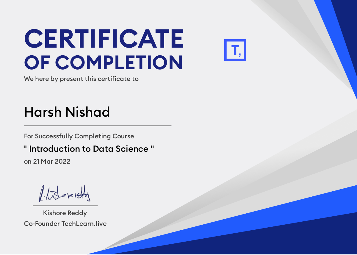 Introduction to Data Science