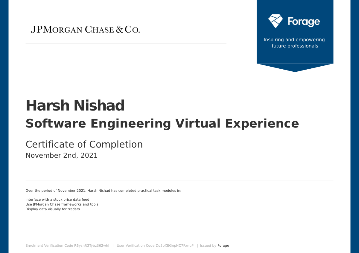 Software Engineering Virtual Experience