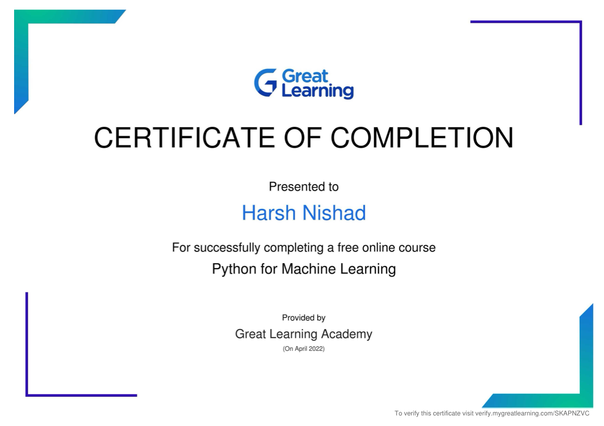 Python for Machine Learning